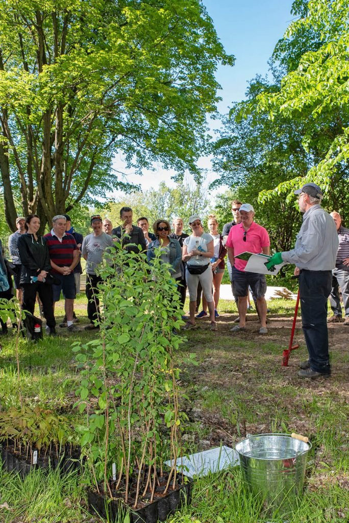 Rosemèrites plant new trees at Externat Sacré-Cœur woods
